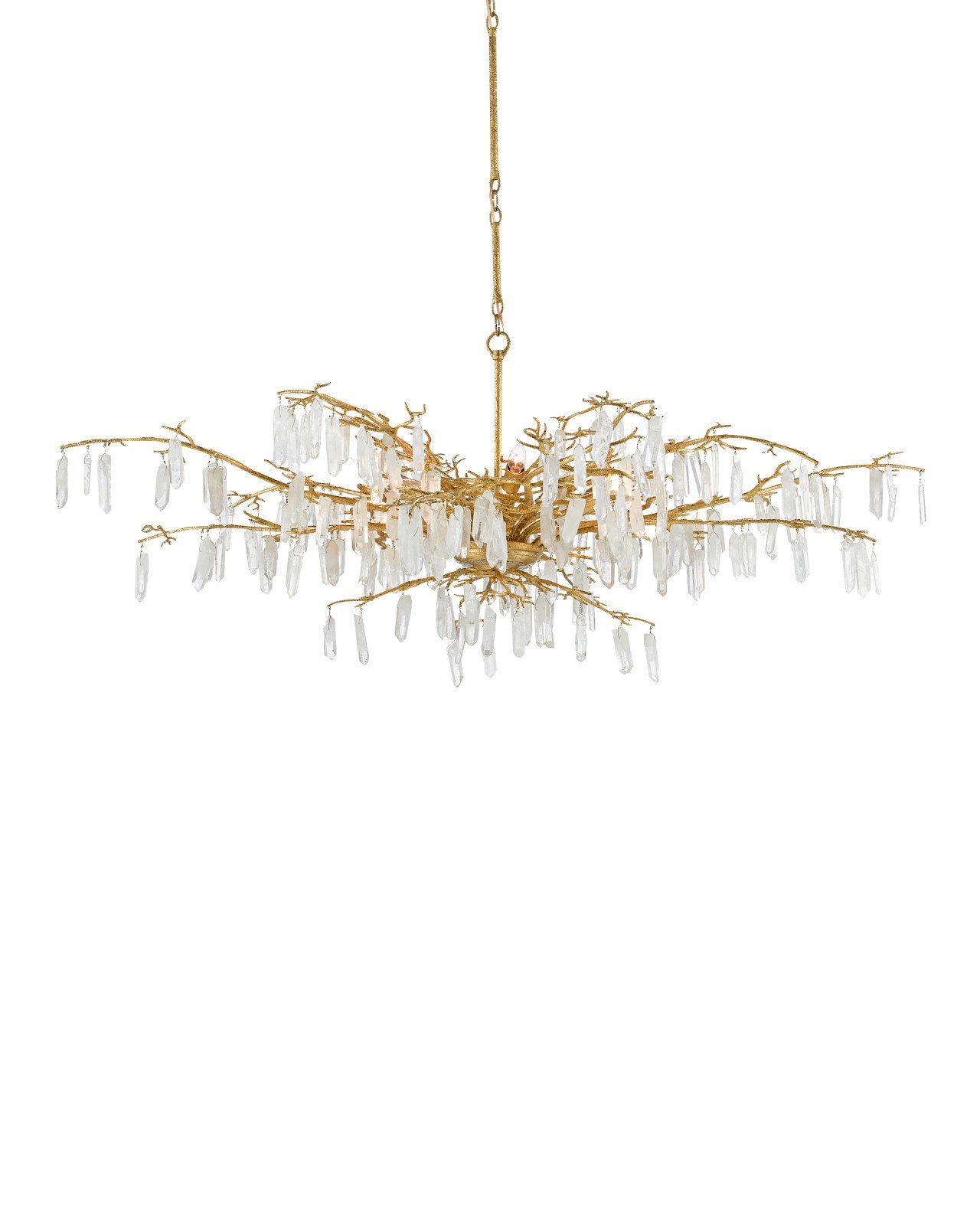 Forest Dawn Gold Chandelier
